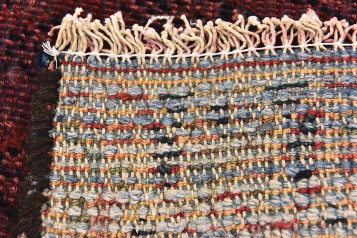 3' 3 x 10' 7 Hand Knotted Botemir Persian Wool Runner Rug