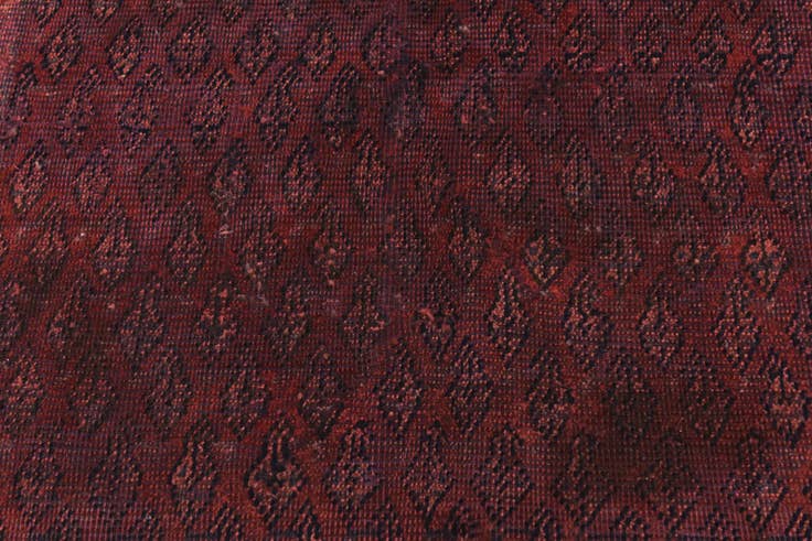 Detail image of 3' 3 x 10' 7 Hand Knotted Botemir Persian Wool Runner Rug