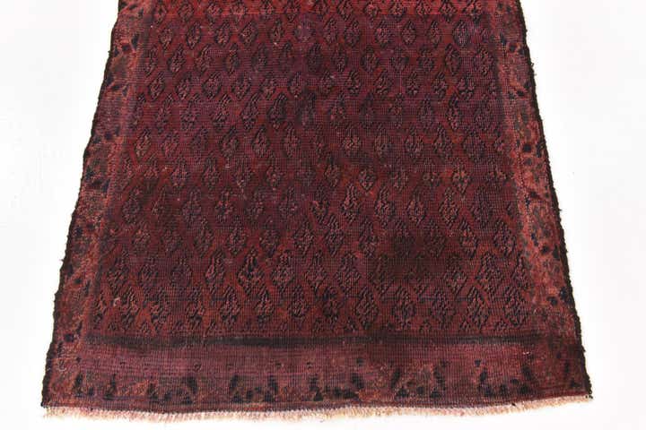 3' 3 x 10' 7 Hand Knotted Botemir Persian Wool Runner Rug