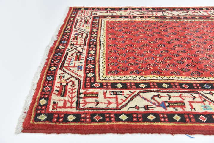 3' 6 x 13' 7 Hand Knotted Botemir Persian Wool Runner Rug