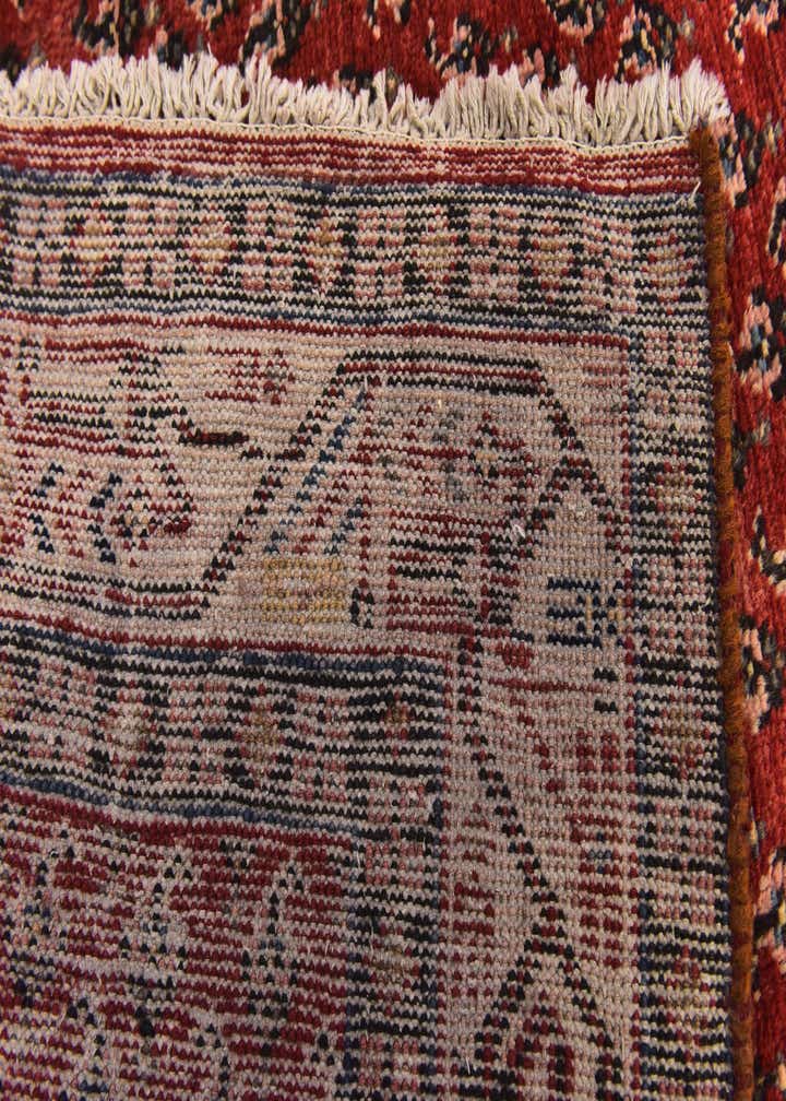 4' 3 x 10' 8 Hand Knotted Botemir Persian Wool Runner Rug