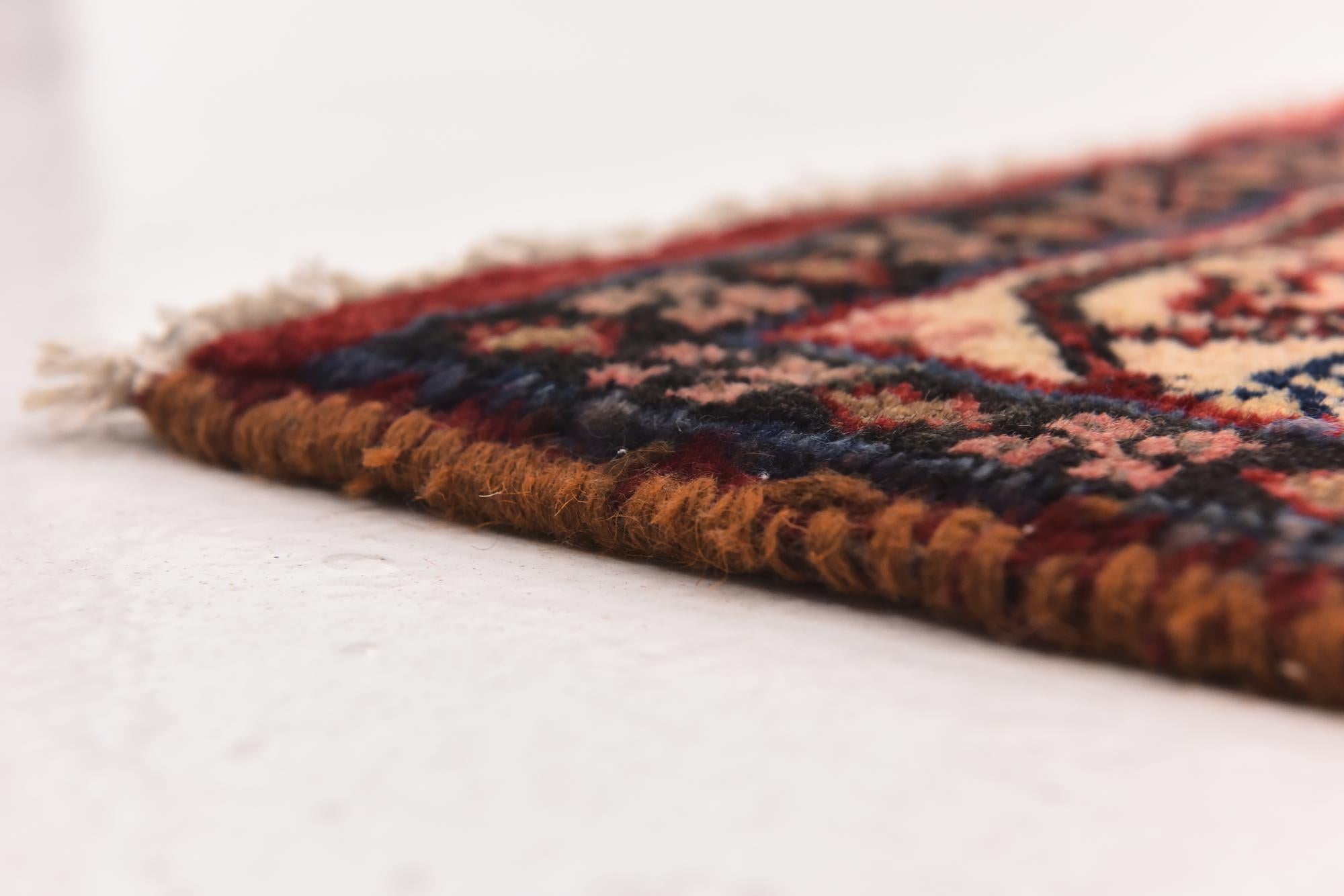 4' 3 x 10' 8 Hand Knotted Botemir Persian Wool Runner Rug