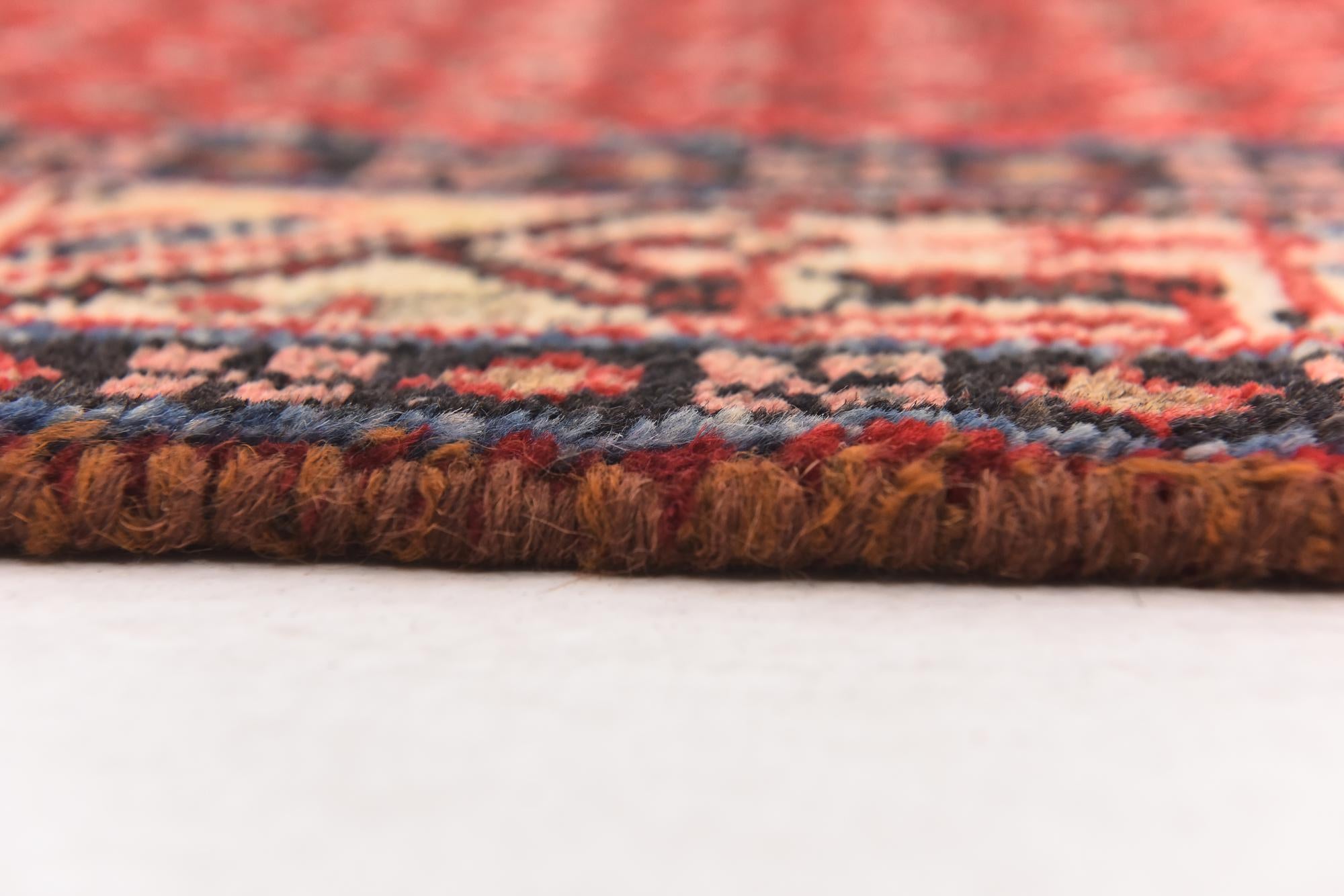 4' 3 x 10' 8 Hand Knotted Botemir Persian Wool Runner Rug