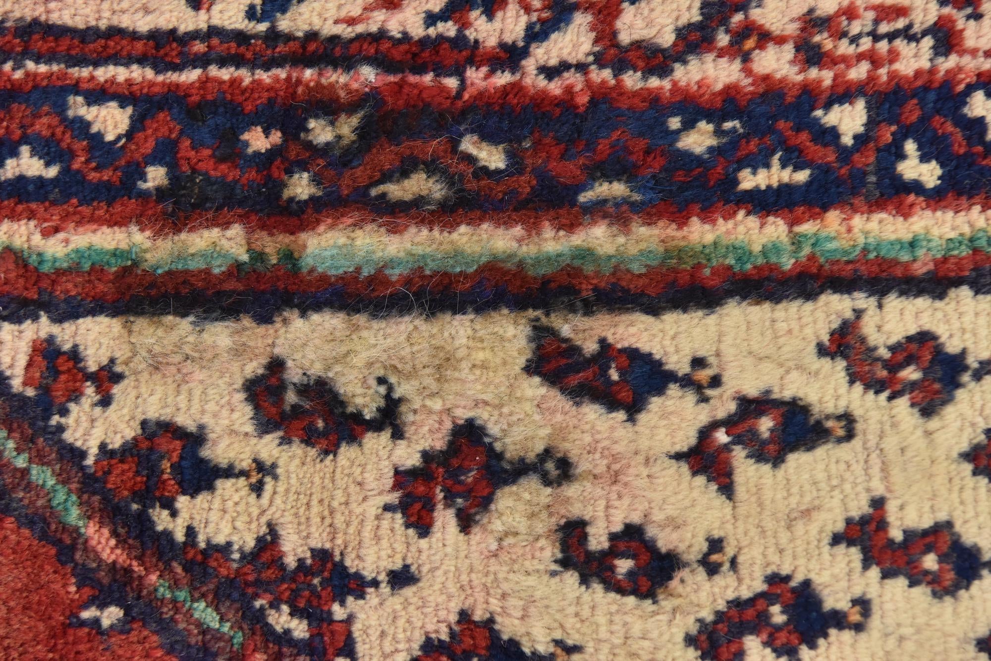 4' 10 x 9' 6 Hand Knotted Botemir Persian Wool Runner Rug