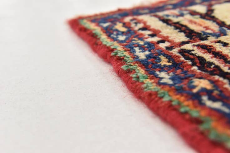 Detail image of 4' 10 x 9' 6 Hand Knotted Botemir Persian Wool Runner Rug