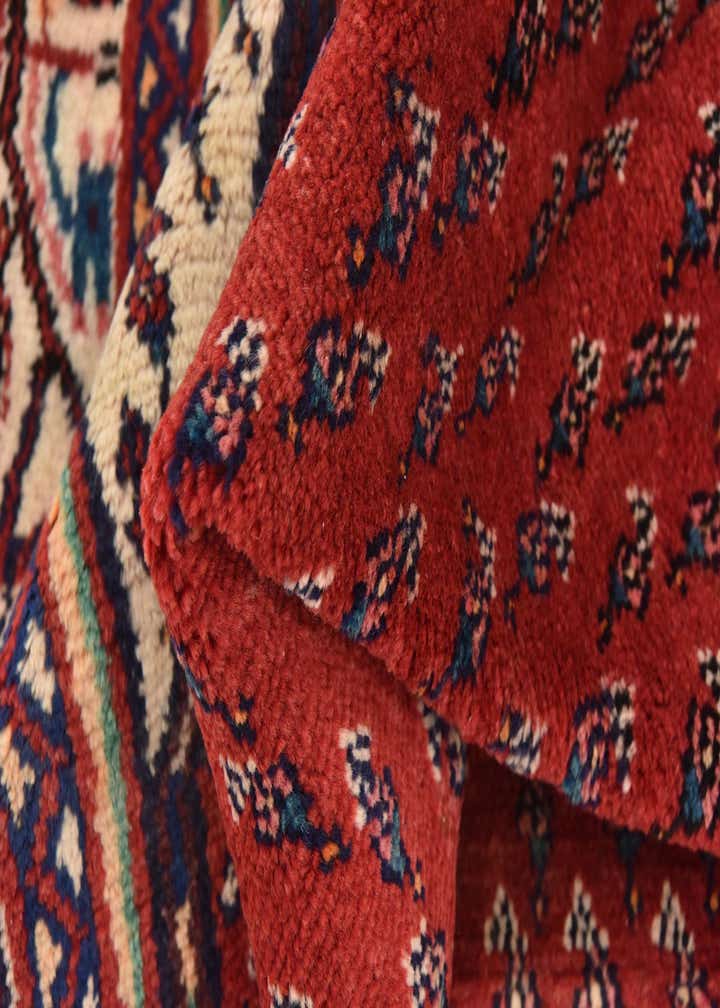 4' 10 x 9' 6 Hand Knotted Botemir Persian Wool Runner Rug