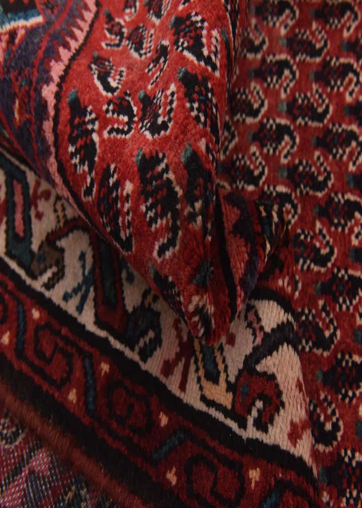 4' 2 x 9' 6 Hand Knotted Botemir Persian Wool Runner Rug