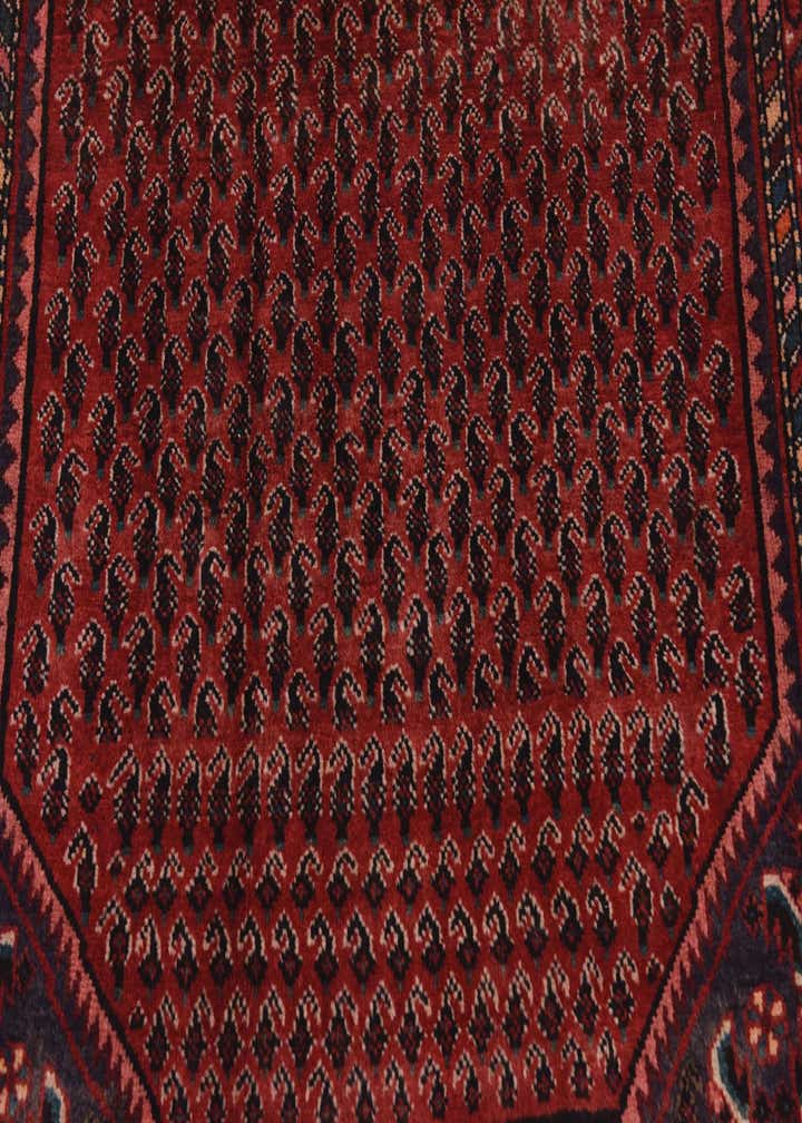 4' 2 x 9' 6 Hand Knotted Botemir Persian Wool Runner Rug