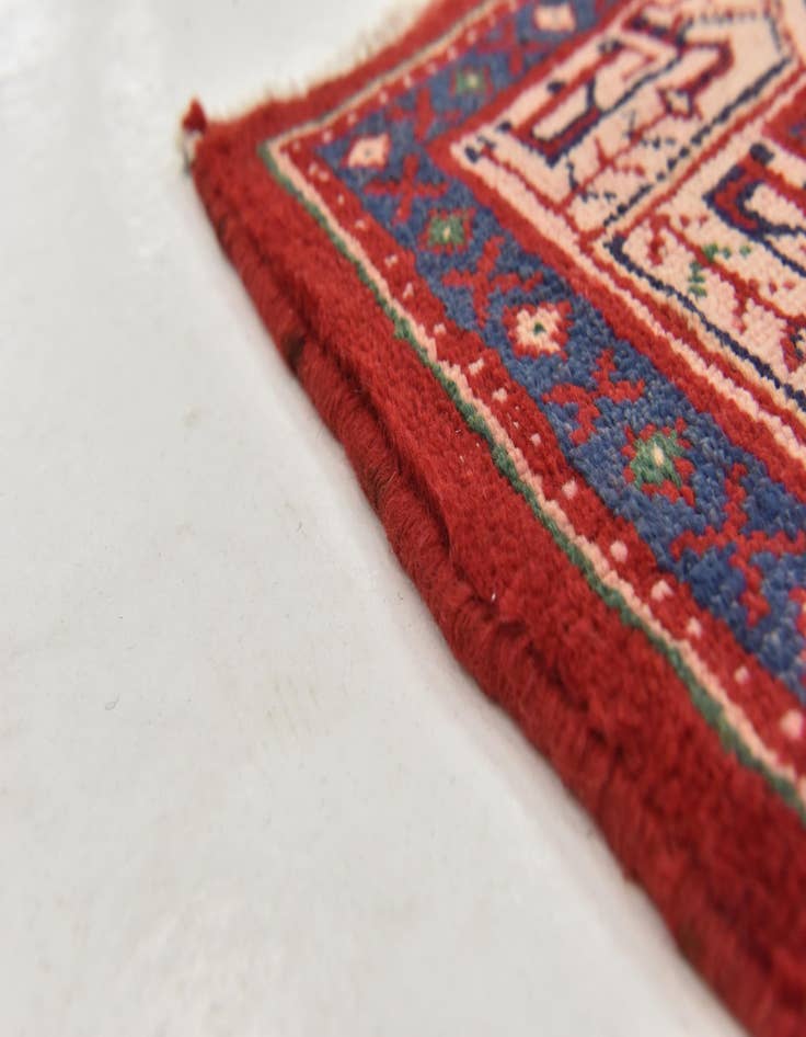 Detail image of 3' 8 x 10' 5  Hand Knotted Botemir Persian Wool Runner Rug
