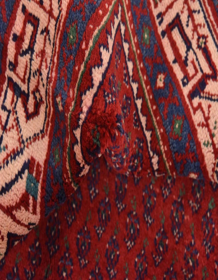Detail image of 3' 8 x 10' 5  Hand Knotted Botemir Persian Wool Runner Rug