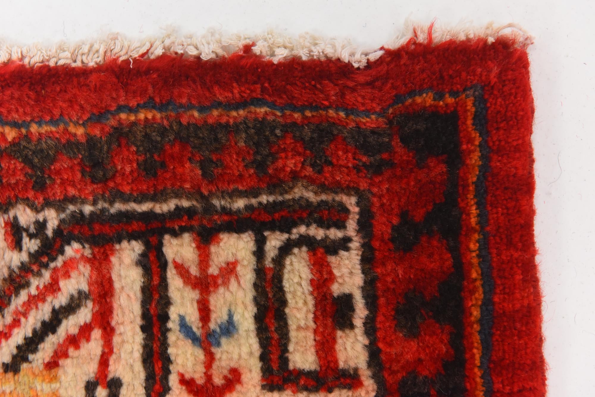 3' 9 x 10' 9 Hand Knotted Botemir Persian Wool Runner Rug