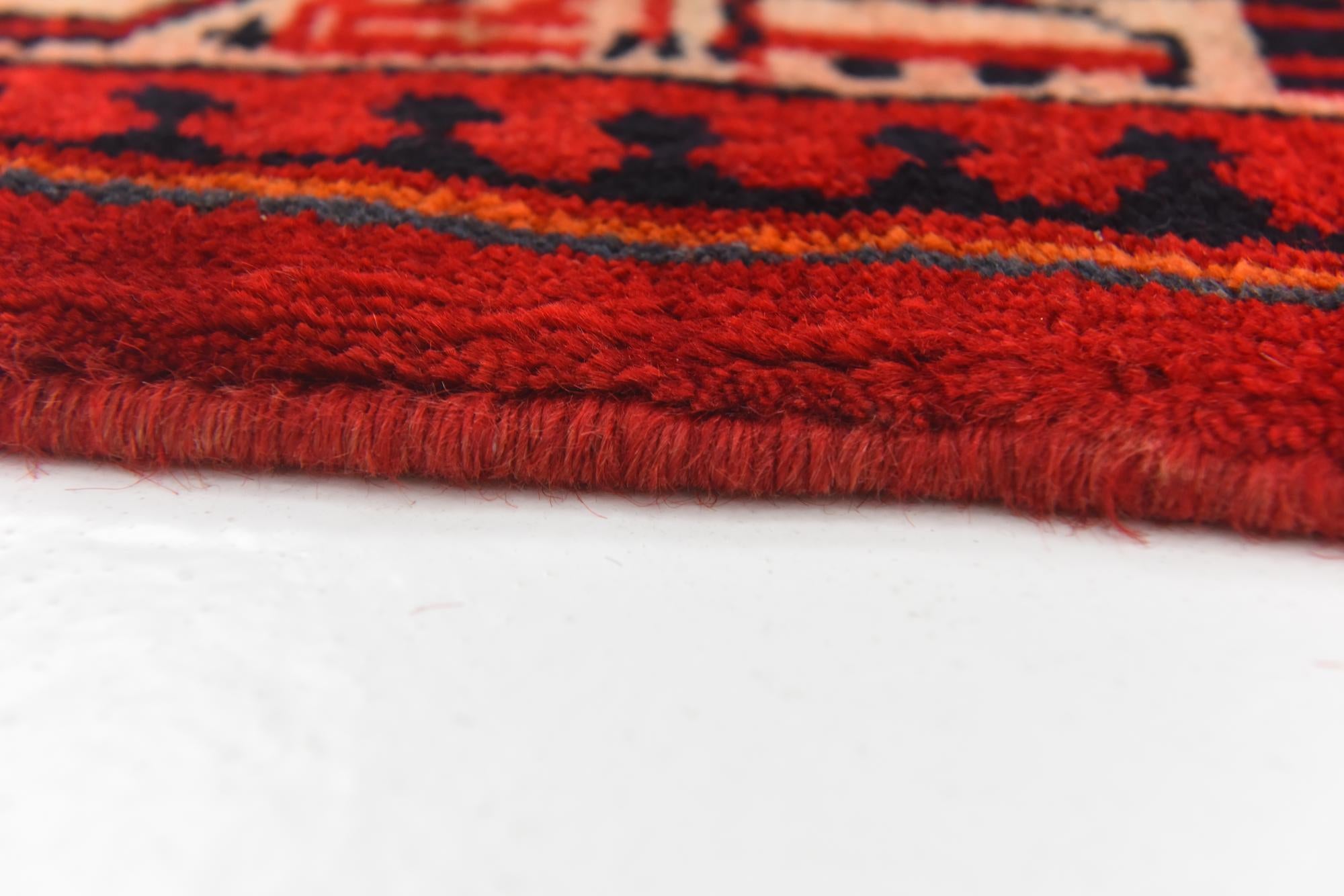 3' 9 x 10' 9 Hand Knotted Botemir Persian Wool Runner Rug
