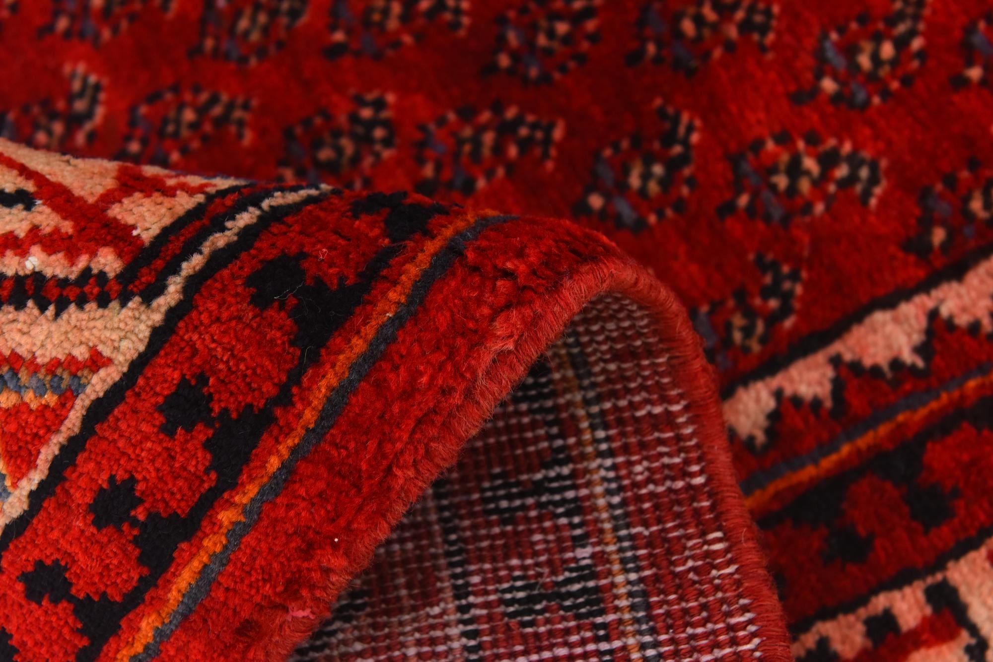 3' 9 x 10' 9 Hand Knotted Botemir Persian Wool Runner Rug