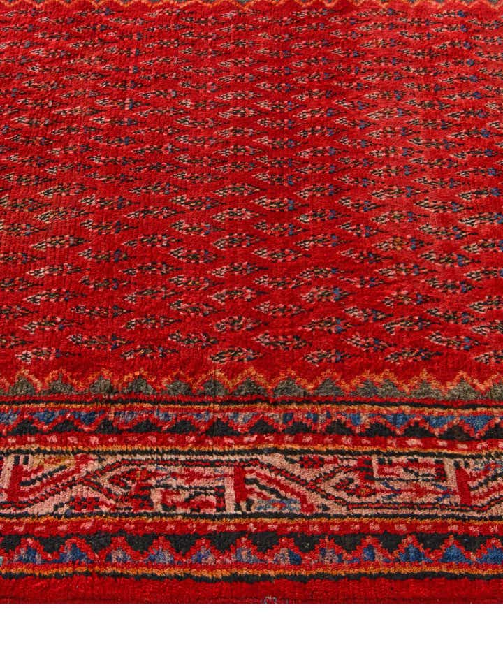4' 7 x 9' 4 Hand Knotted Botemir Persian Wool Runner Rug