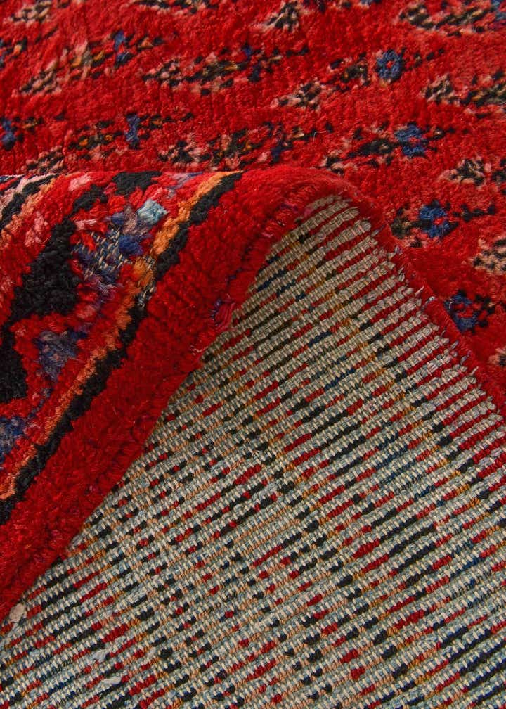 4' 7 x 9' 4 Hand Knotted Botemir Persian Wool Runner Rug