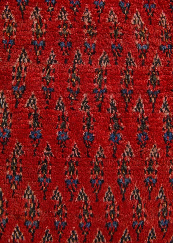 4' 7 x 9' 4 Hand Knotted Botemir Persian Wool Runner Rug