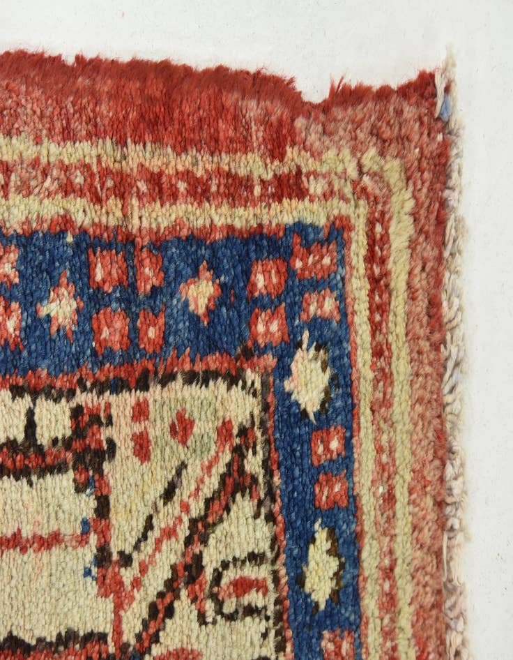 Detail image of 4' 3 x 10' 4  Hand Knotted Botemir Persian Wool Runner Rug