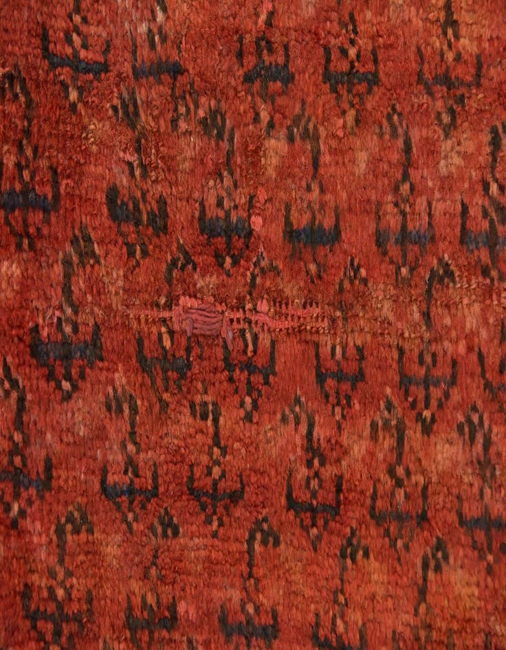 Detail image of 4' 3 x 10' 4  Hand Knotted Botemir Persian Wool Runner Rug