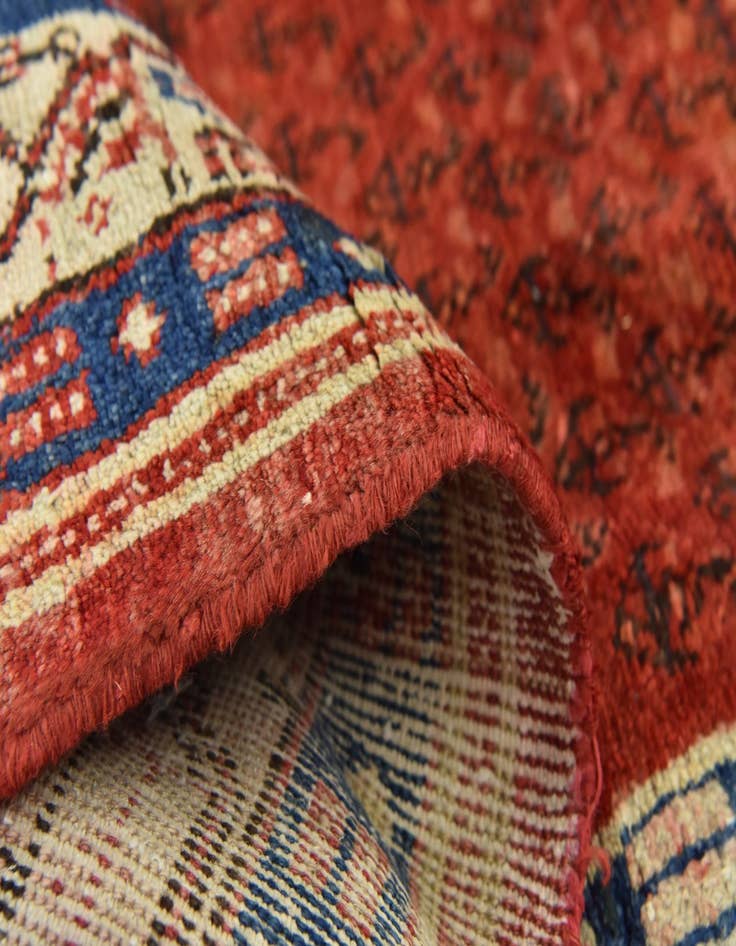 Detail image of 4' 3 x 10' 4  Hand Knotted Botemir Persian Wool Runner Rug