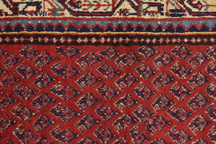 3' 6 x 10' 7 Hand Knotted Botemir Persian Wool Runner Rug