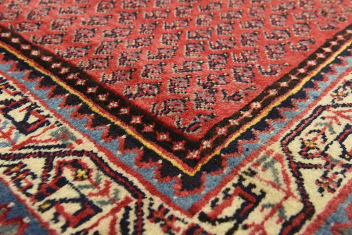 3' 6 x 10' 7 Hand Knotted Botemir Persian Wool Runner Rug