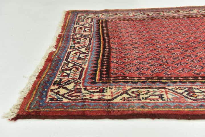 3' 6 x 10' 7 Hand Knotted Botemir Persian Wool Runner Rug