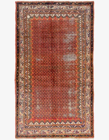 5' 8 x 10' Hand Knotted Botemir Persian Wool Runner Rug
