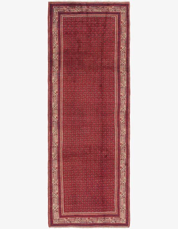 3' 8 x 10' 6 Hand Knotted Botemir Persian Wool Runner Rug