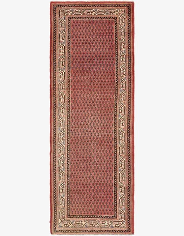 3' 6 x 10' 2 Hand Knotted Botemir Persian Wool Runner Rug