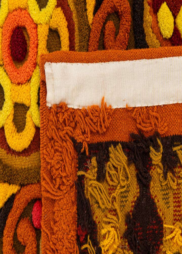 2' 3 x 3' 6 Hand Knotted Carved Pekin Wool Runner Rug