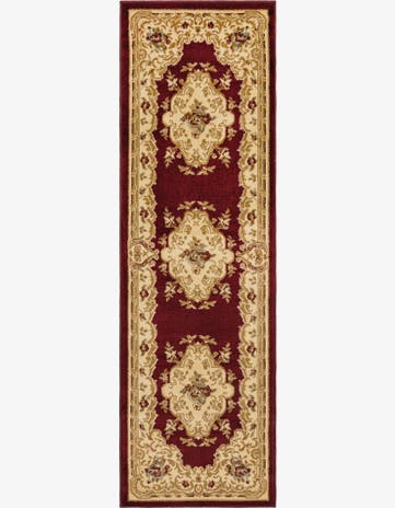 Red Chateau Runner Rug