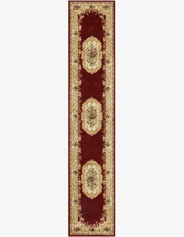 Red Chateau Runner Rug