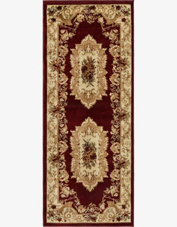 Red Chateau Runner Rug