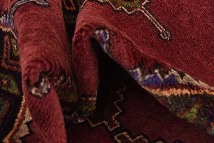3' 4 x 9' 10 Hand Knotted Chenar Persian Wool Runner Rug