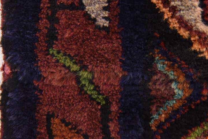 3' 4 x 9' 10 Hand Knotted Chenar Persian Wool Runner Rug