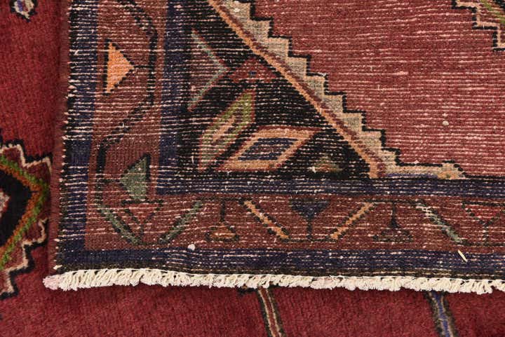 3' 4 x 9' 10 Hand Knotted Chenar Persian Wool Runner Rug