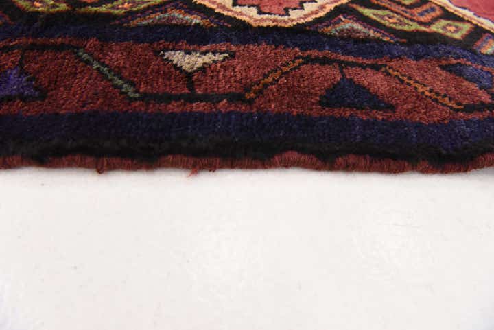 3' 4 x 9' 10 Hand Knotted Chenar Persian Wool Runner Rug