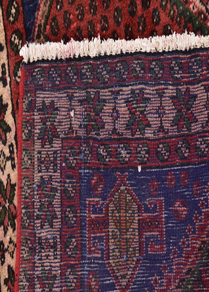 4' 9 x 9' 7 Hand Knotted Chenar Persian Wool Runner Rug