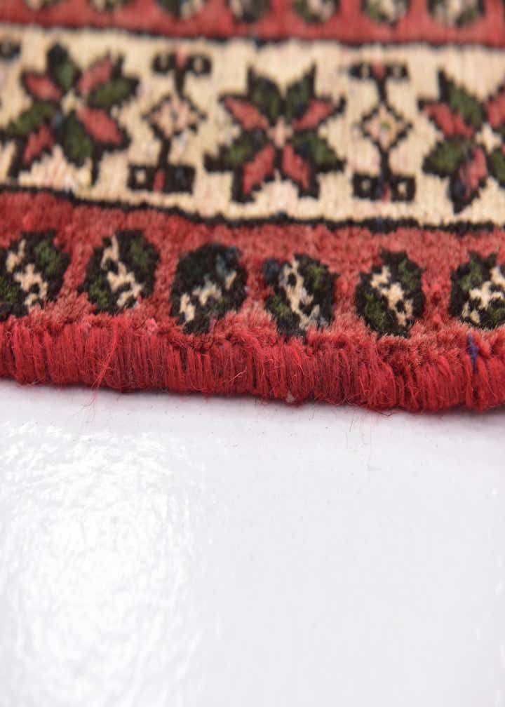 4' 9 x 9' 7 Hand Knotted Chenar Persian Wool Runner Rug