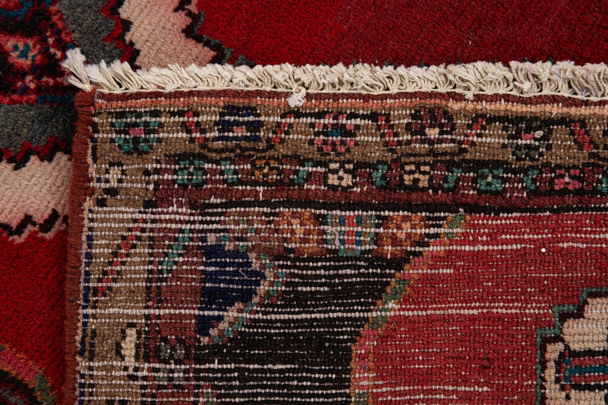 3' 2 x 10' 5 Hand Knotted Chenar Persian Wool Runner Rug