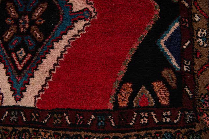 3' 2 x 10' 5 Hand Knotted Chenar Persian Wool Runner Rug