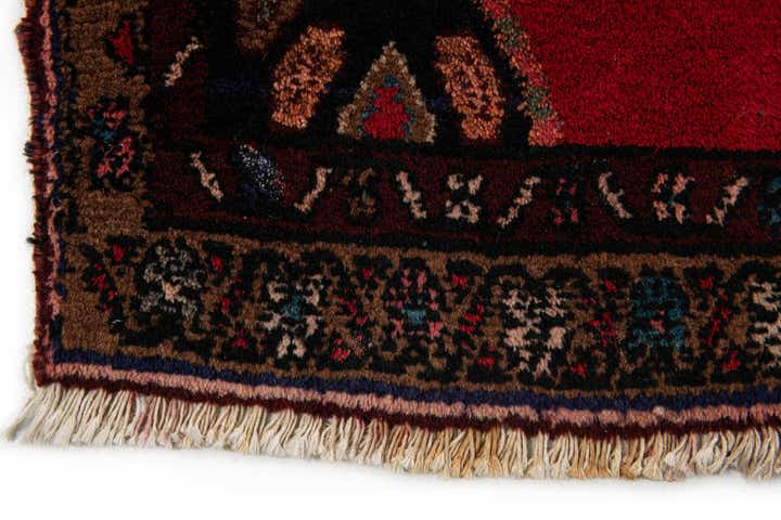 3' 2 x 10' 5 Hand Knotted Chenar Persian Wool Runner Rug