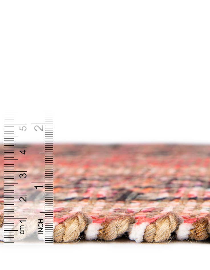 Detail image of 2' 2 x 8' Chenille Jute Runner Rug
