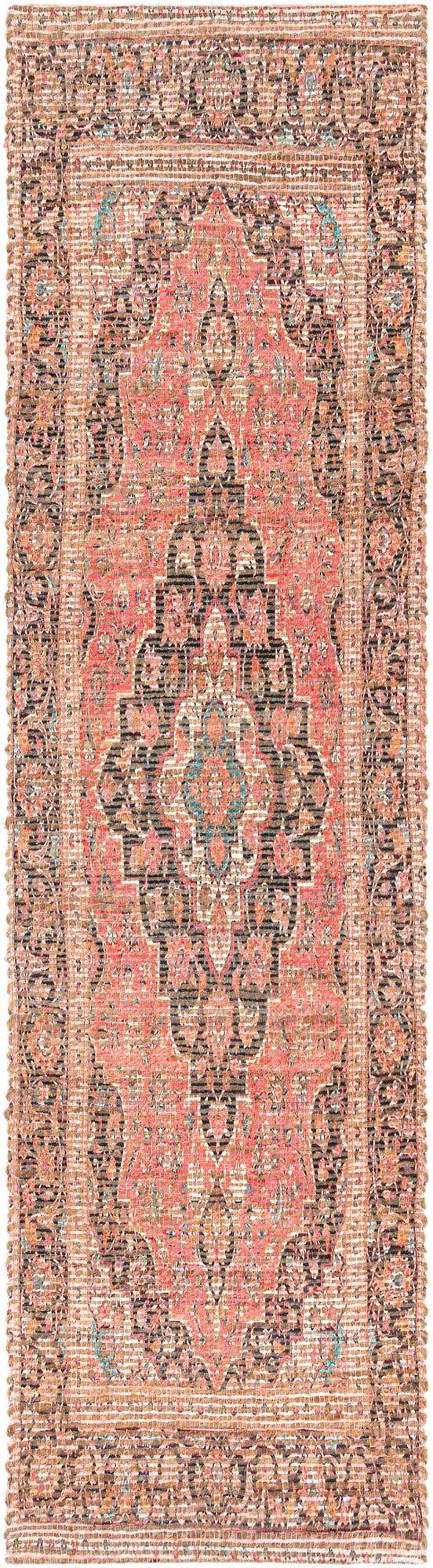2' 2 x 8' Chenille Jute Runner Rug