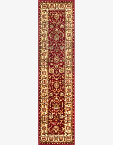 Red Classic Agra Runner Rug