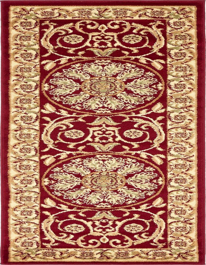 Detail image of 2' x 6' Classic Aubusson Runner Rug