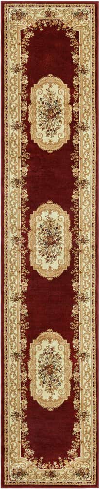 80cm x 400cm Aubusson clásico Alfombra Pasillera