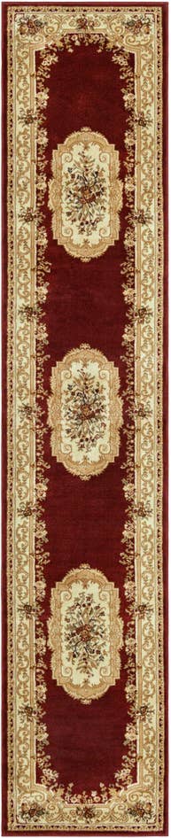 Detail image of 80cm x 400cm Aubusson clásico Alfombra Pasillera