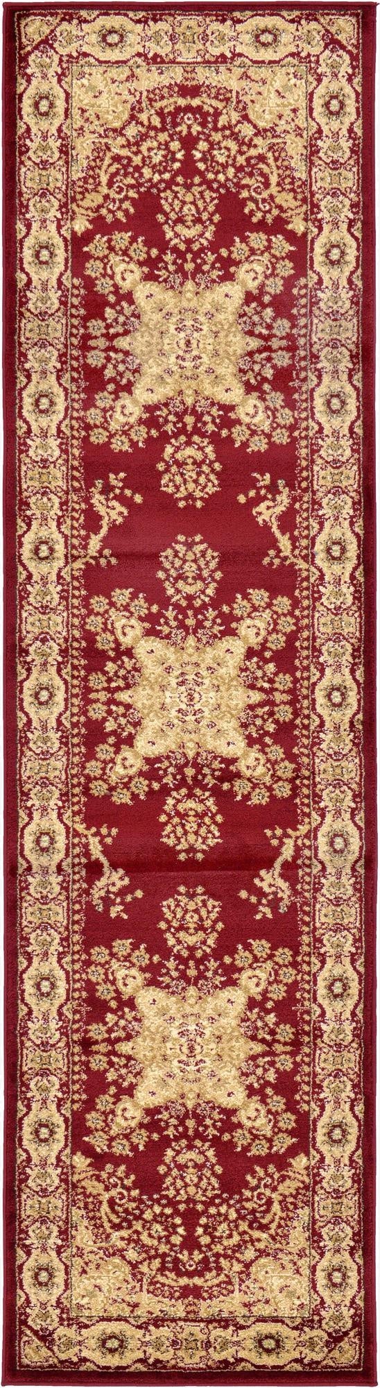 2' 7 x 10' Classic Aubusson Runner Rug