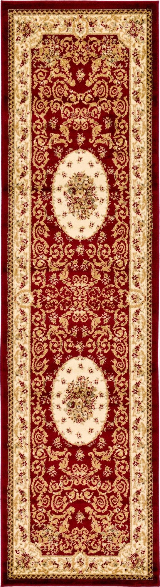 2' 7 x 10' Classic Aubusson Runner Rug